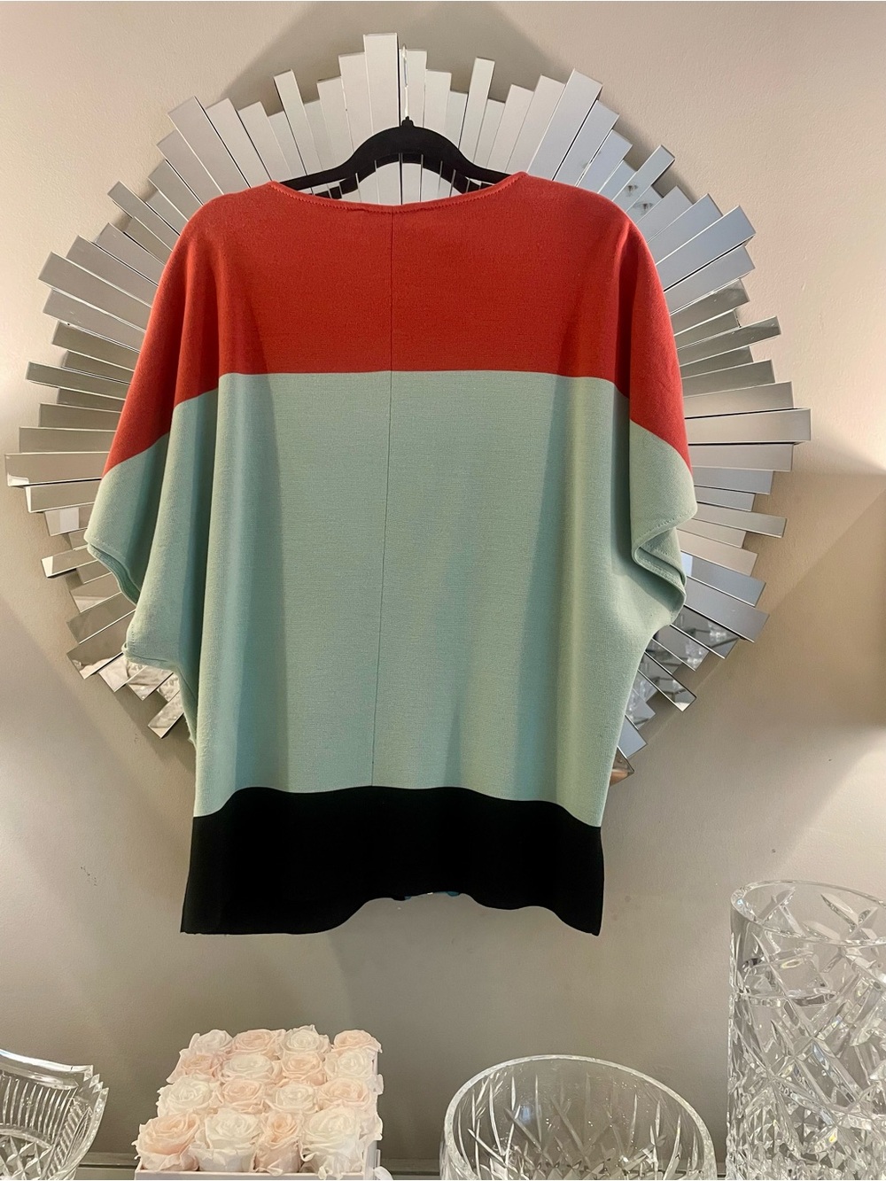 St. John Collection Colorblock Zip-Front Cardigan - Picture 4 of 5